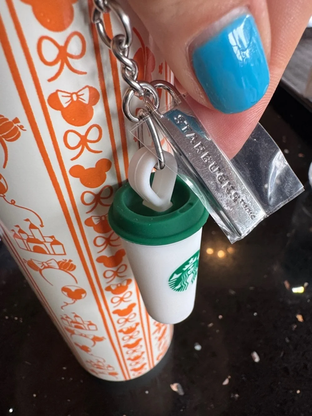 2026 Disney Halloween Starbucks Tumbler with Charm